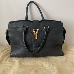 YSL Cabas Leather tote bag